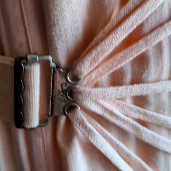 Camp Medical Corset Garter Belt Vintage Pink Cotton - Picture 6 of 6